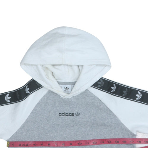 Boys UK Size 11-12 Years adidas Grey Pullover Hoodie