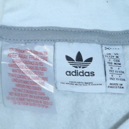 Boys UK Size 11-12 Years adidas Grey Pullover Hoodie