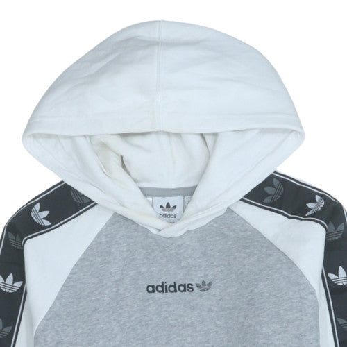 Boys UK Size 11-12 Years adidas Grey Pullover Hoodie