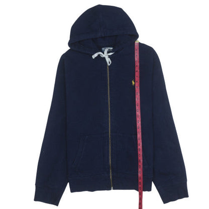 Boys UK Size XL Ralph Lauren Blue Full Zip Hoodie