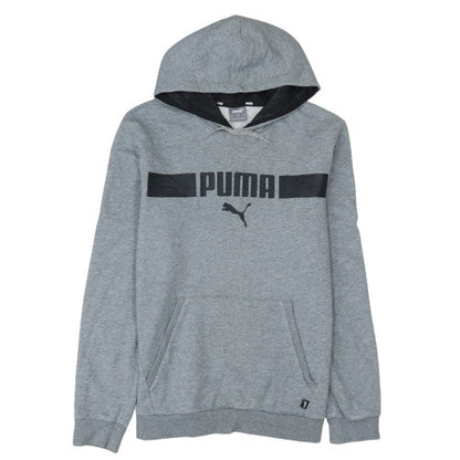 Mens UK Size M PUMA Grey Pullover Hoodie