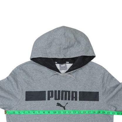 Mens UK Size M PUMA Grey Pullover Hoodie