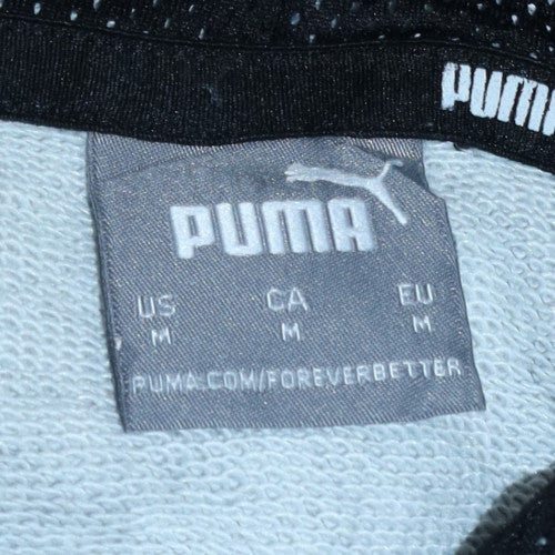 Mens UK Size M PUMA Grey Pullover Hoodie