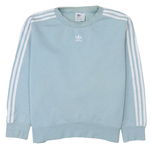 Womens UK Size 8 adidas Blue Pullover Sweatshirt