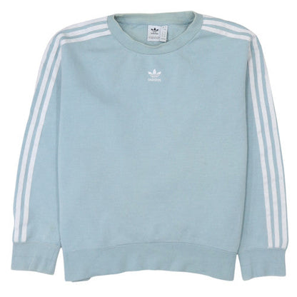 Womens UK Size 8 adidas Blue Pullover Sweatshirt
