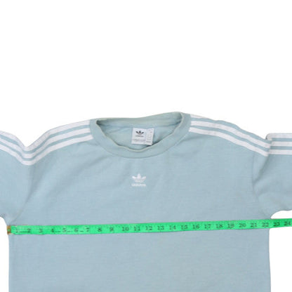 Womens UK Size 8 adidas Blue Pullover Sweatshirt
