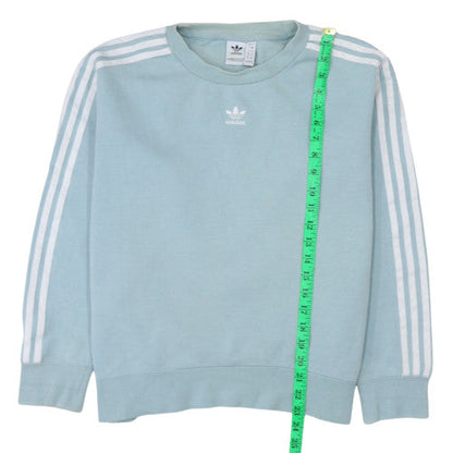 Womens UK Size 8 adidas Blue Pullover Sweatshirt