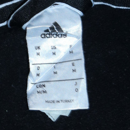 Mens UK Size M adidas Black Full Zip Hoodie