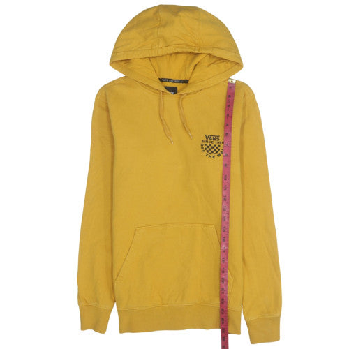 Mens UK Size XS VANS Yellow Pullover Hoodie