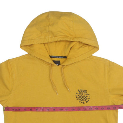 Mens UK Size XS VANS Yellow Pullover Hoodie