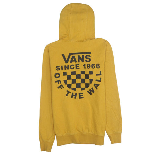 Mens UK Size XS VANS Yellow Pullover Hoodie
