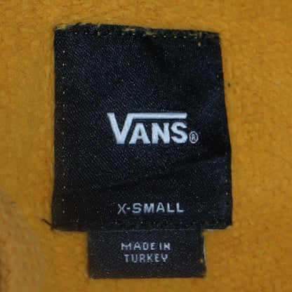 Mens UK Size XS VANS Yellow Pullover Hoodie