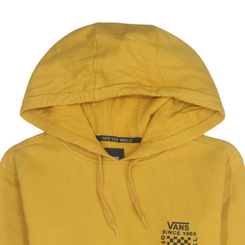 Mens UK Size XS VANS Yellow Pullover Hoodie