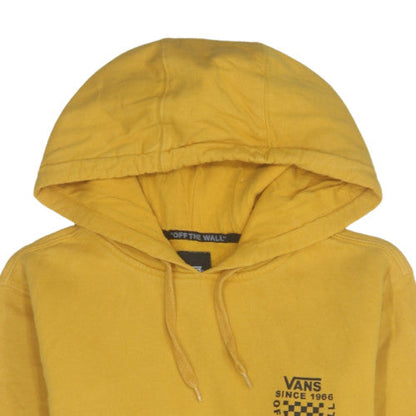 Mens UK Size XS VANS Yellow Pullover Hoodie