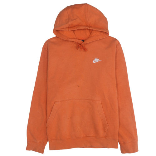Womens UK Size L Nike Orange Pullover Hoodie