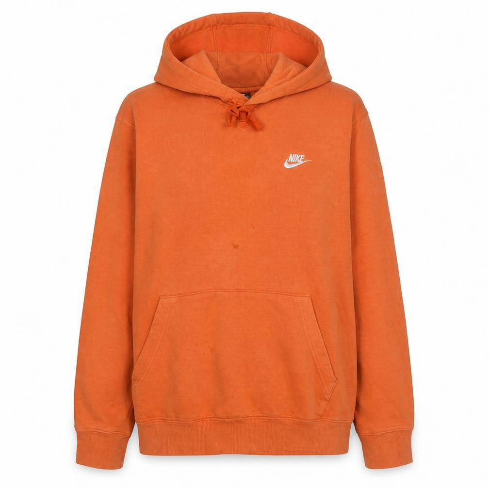 Womens UK Size L Nike Orange Pullover Hoodie