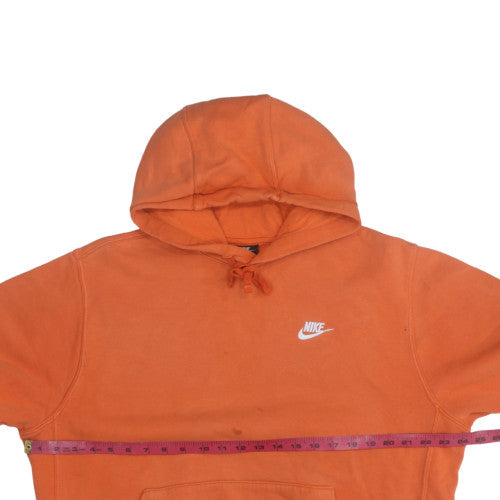 Womens UK Size L Nike Orange Pullover Hoodie