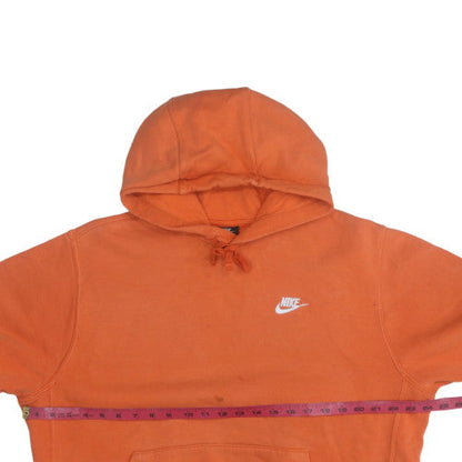 Womens UK Size L Nike Orange Pullover Hoodie