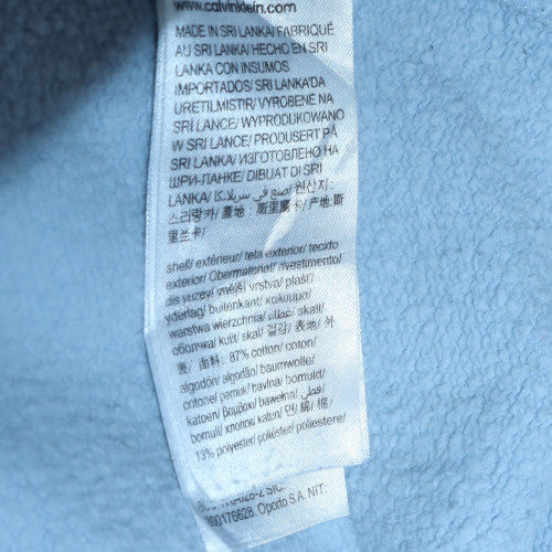 Mens UK Size L Calvin Klein Blue Pullover Hoodie