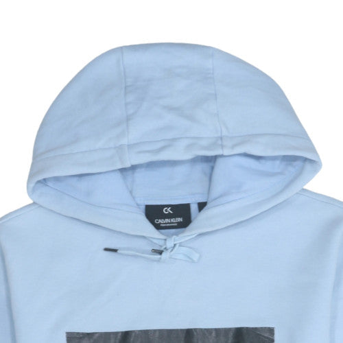 Mens UK Size L Calvin Klein Blue Pullover Hoodie