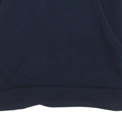 Adidas Boys Red and Blue Pullover Hoodie 15-16 Years Regular Fit