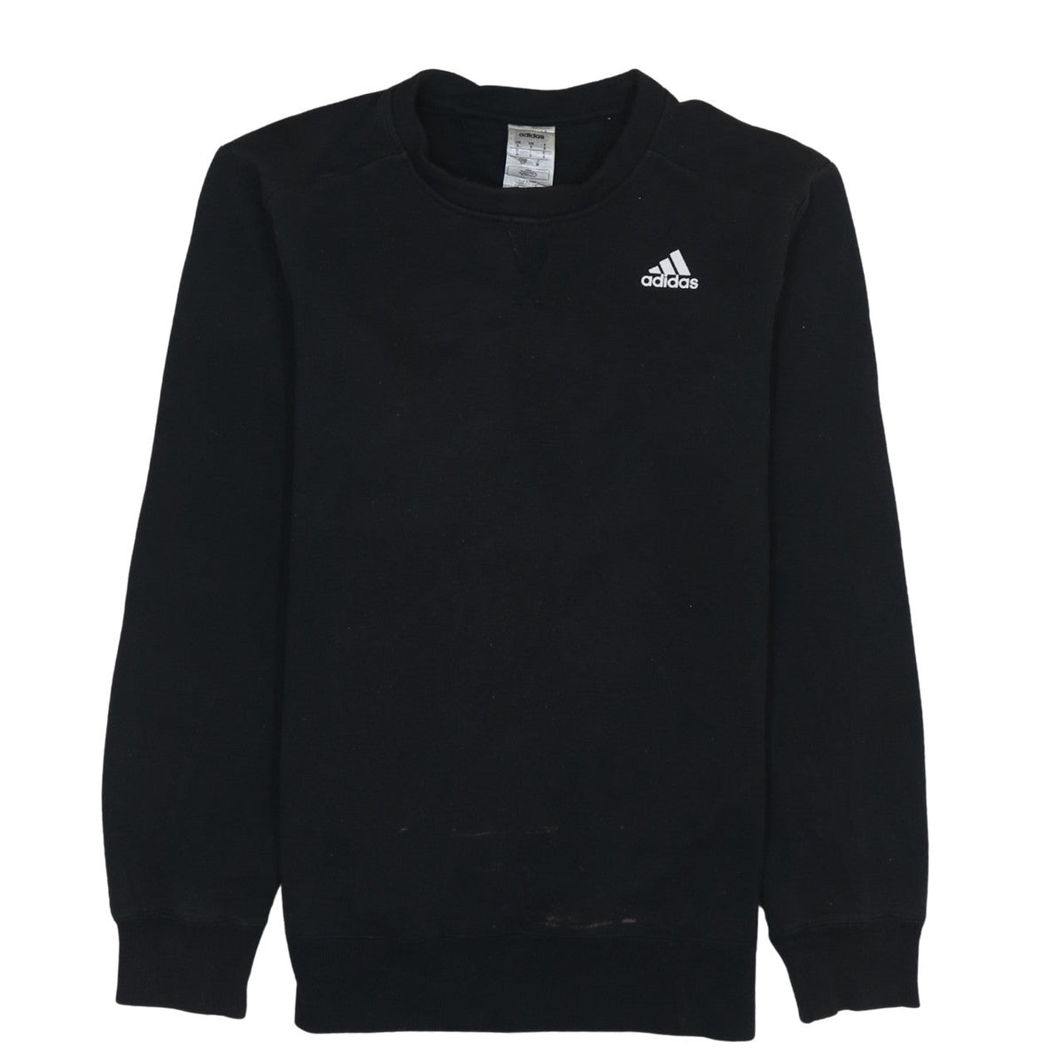 Mens UK Size S adidas Black Pullover Sweatshirt