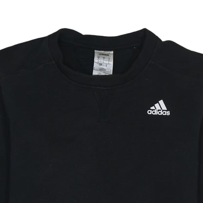 Mens UK Size S adidas Black Pullover Sweatshirt