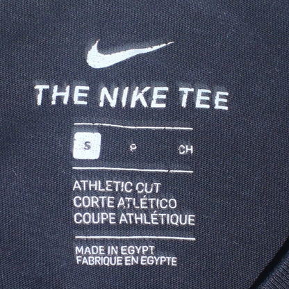 Nike Men's Black Red Swoosh Athletic Cut Cotton T-Shirt Size S