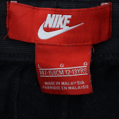 Nike Boys Black Jogger Fleece Sweatpants 12-13 Years Comfortable Tapered Fit