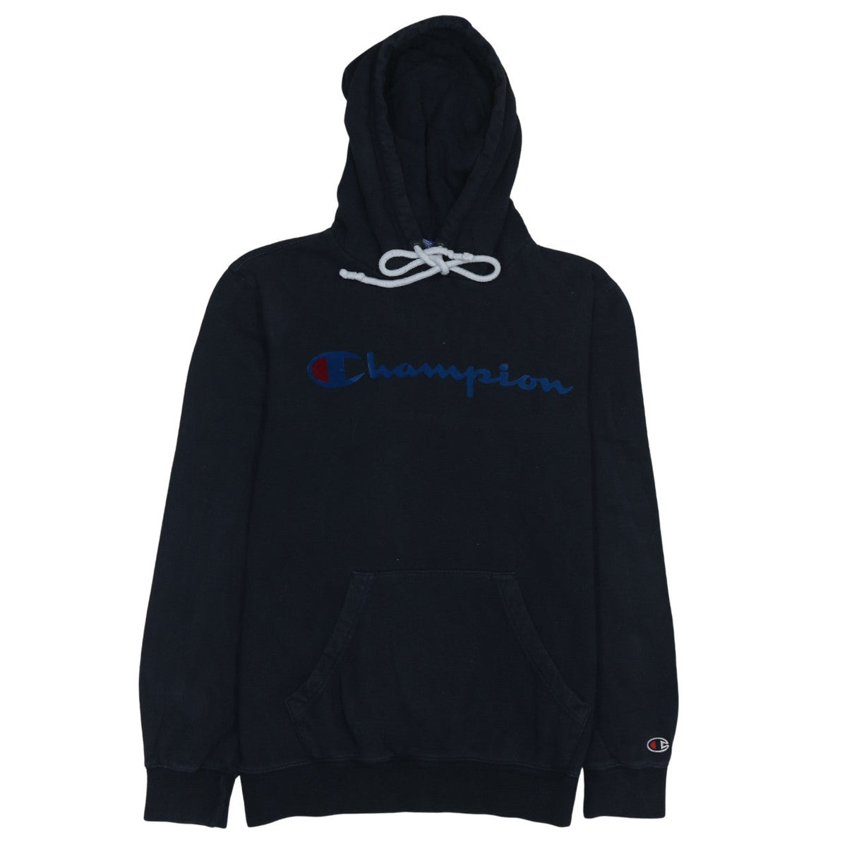 Mens UK Size S Champion Black Pullover Hoodie
