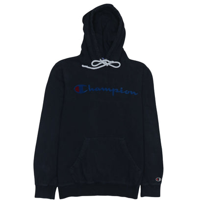 Mens UK Size S Champion Black Pullover Hoodie