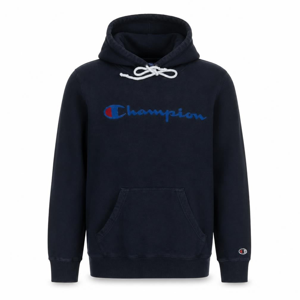 Mens UK Size S Champion Black Pullover Hoodie