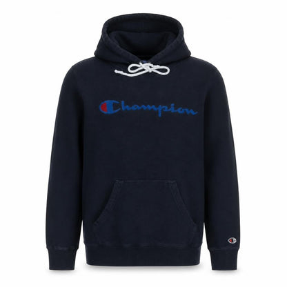 Mens UK Size S Champion Black Pullover Hoodie