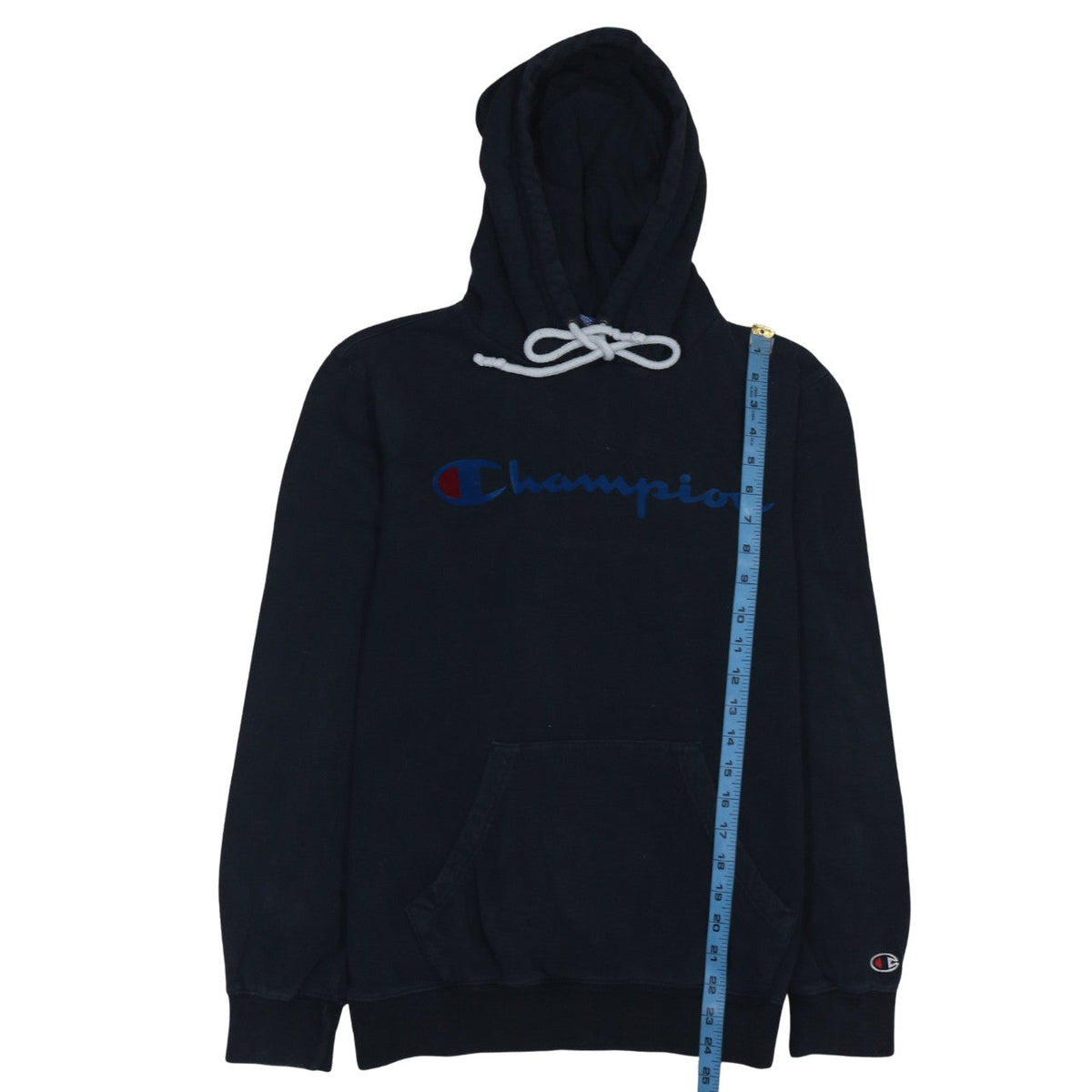 Mens UK Size S Champion Black Pullover Hoodie