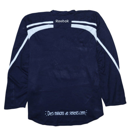 Mens UK Size 2XL Reebok Blue Pullover Sweatshirt