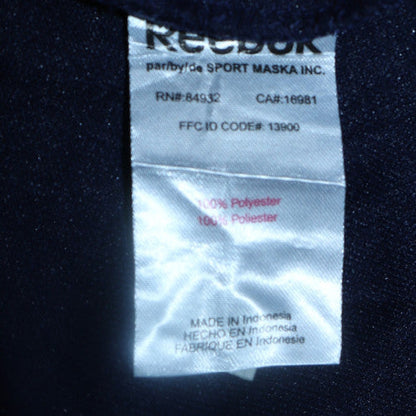 Mens UK Size 2XL Reebok Blue Pullover Sweatshirt