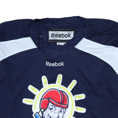 Mens UK Size 2XL Reebok Blue Pullover Sweatshirt