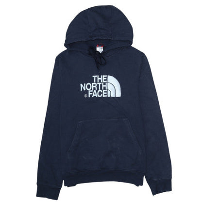 Mens UK Size M The North Face Blue Pullover Hoodie