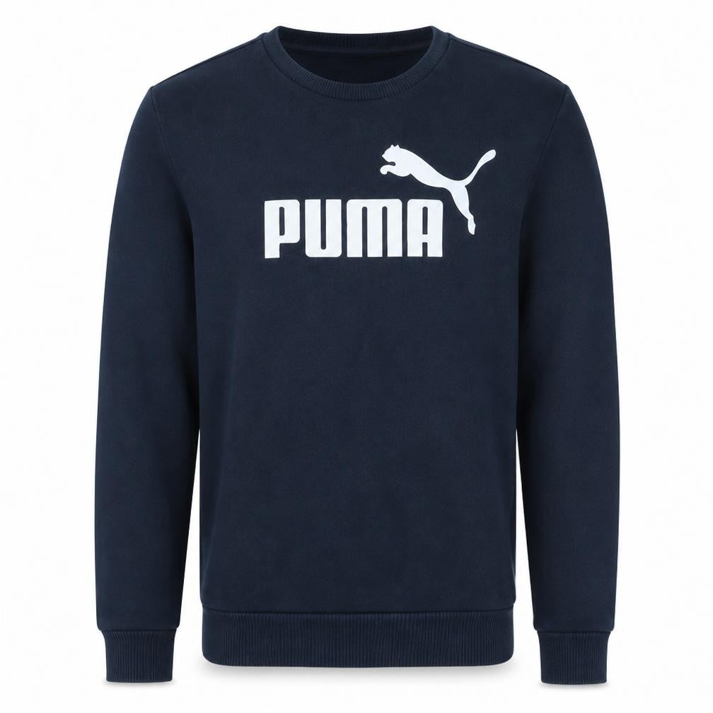 Mens UK Size M PUMA Blue Pullover Sweatshirt