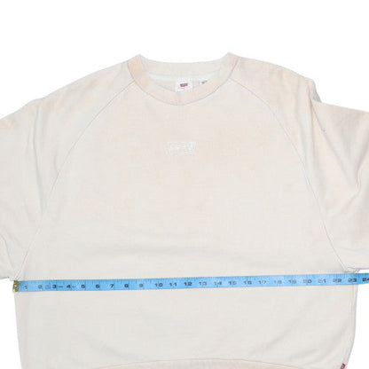 Womens UK Size S Levi's Beige Pullover Sweatshirt
