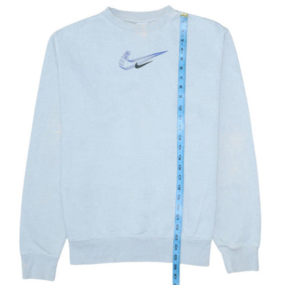 Womens UK Size M Nike Blue Pullover Sweatshirt