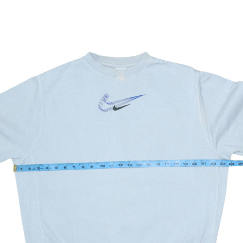 Womens UK Size M Nike Blue Pullover Sweatshirt