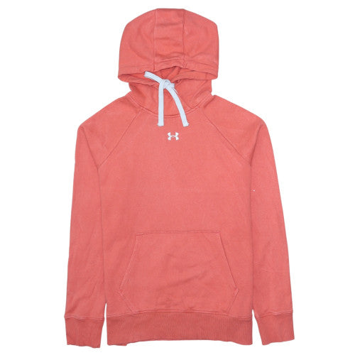 Mens UK Size M Under armour Pink Pullover Hoodie