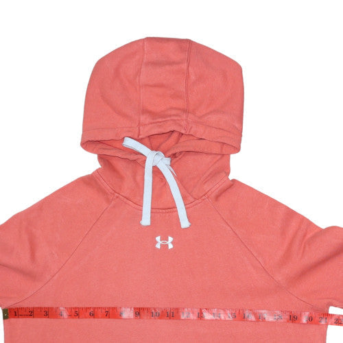 Mens UK Size M Under armour Pink Pullover Hoodie