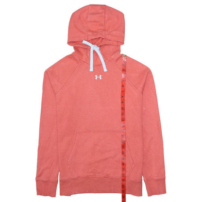 Mens UK Size M Under armour Pink Pullover Hoodie