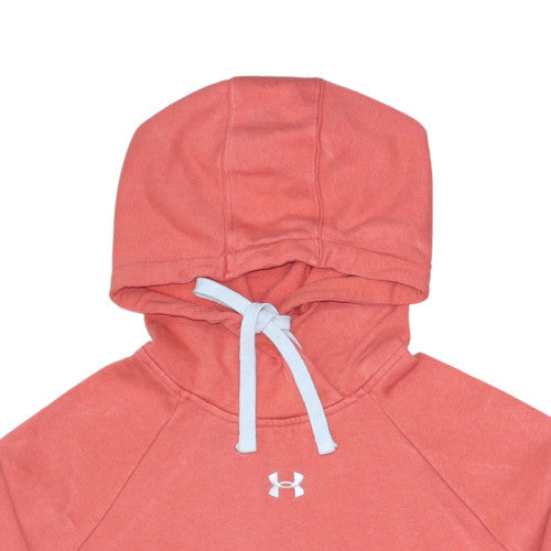 Mens UK Size M Under armour Pink Pullover Hoodie