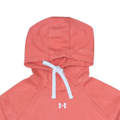 Mens UK Size M Under armour Pink Pullover Hoodie