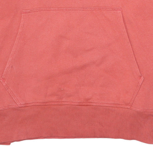 Mens UK Size M Under armour Pink Pullover Hoodie