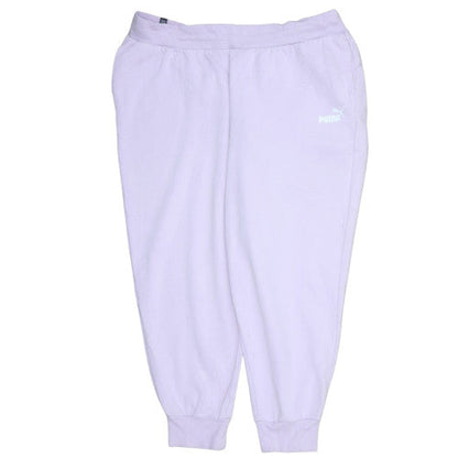 Puma Women Purple 2XL Fleece Jogger Sweatpants