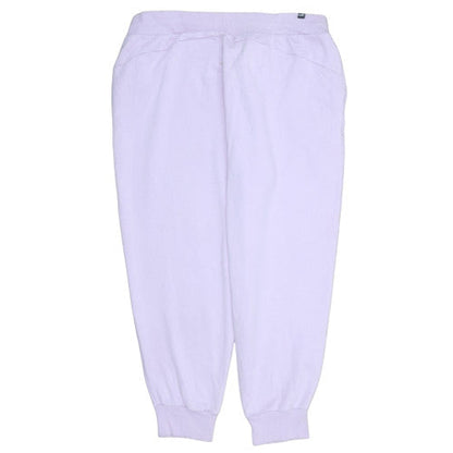 Puma Women Purple 2XL Fleece Jogger Sweatpants